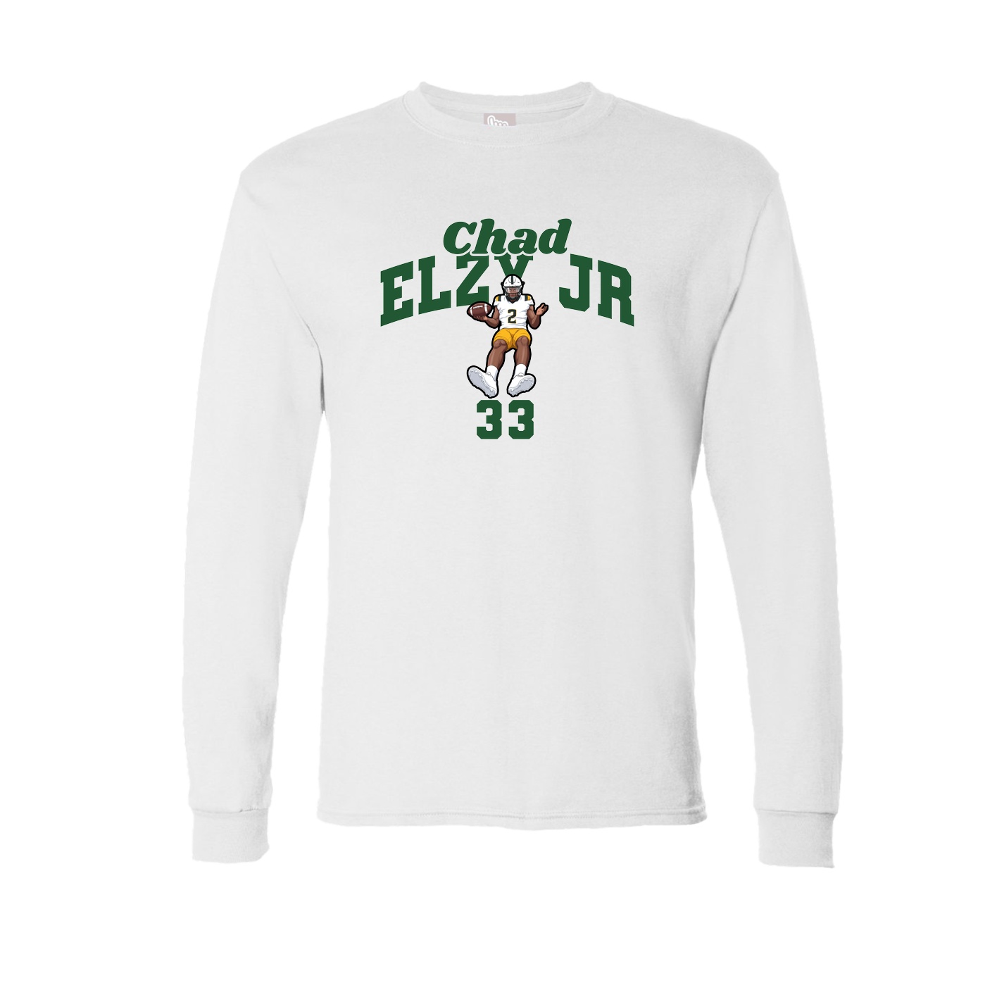 Long Sleeve Tee — Signature Arch in White