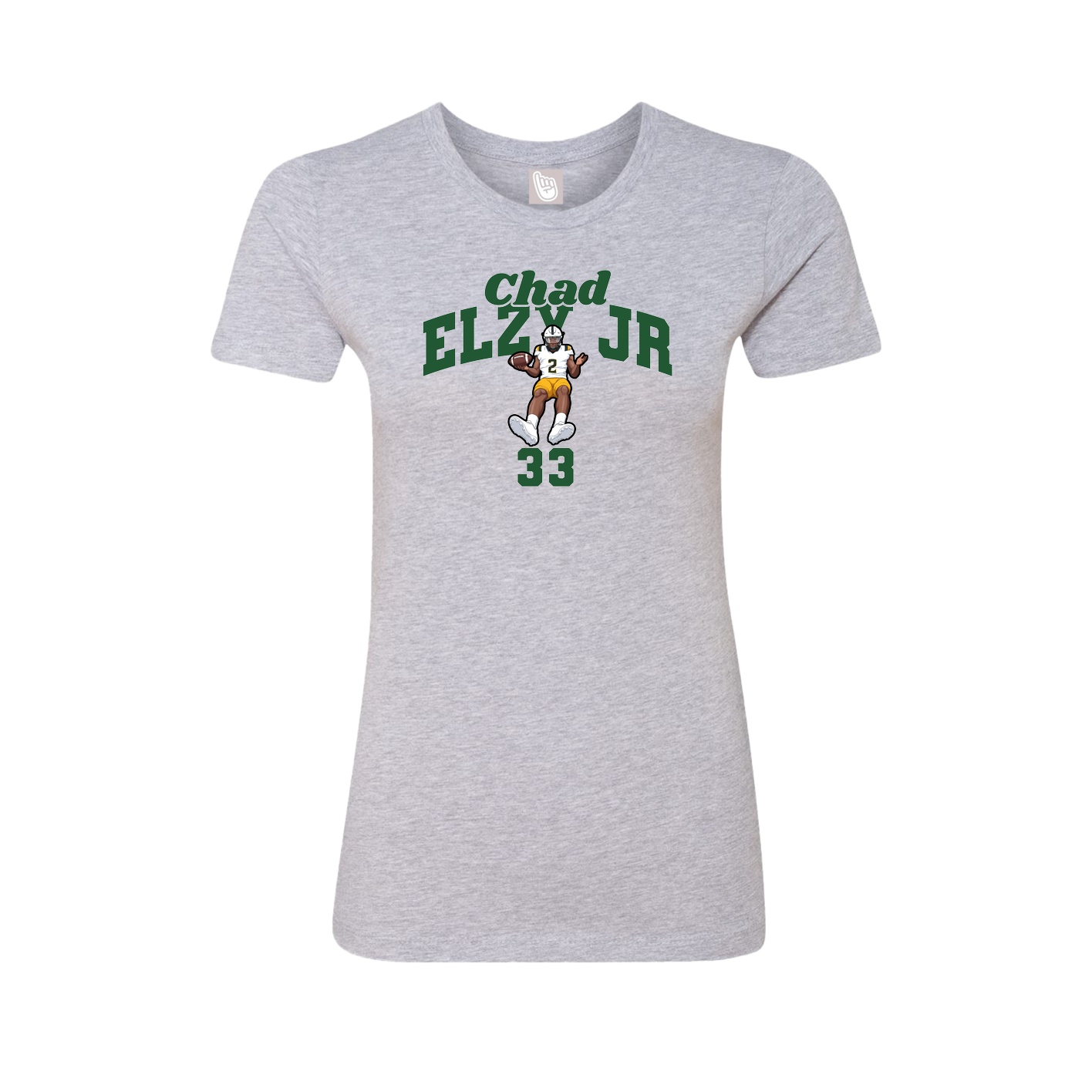 Womens Tee — Signature Arch in Grey