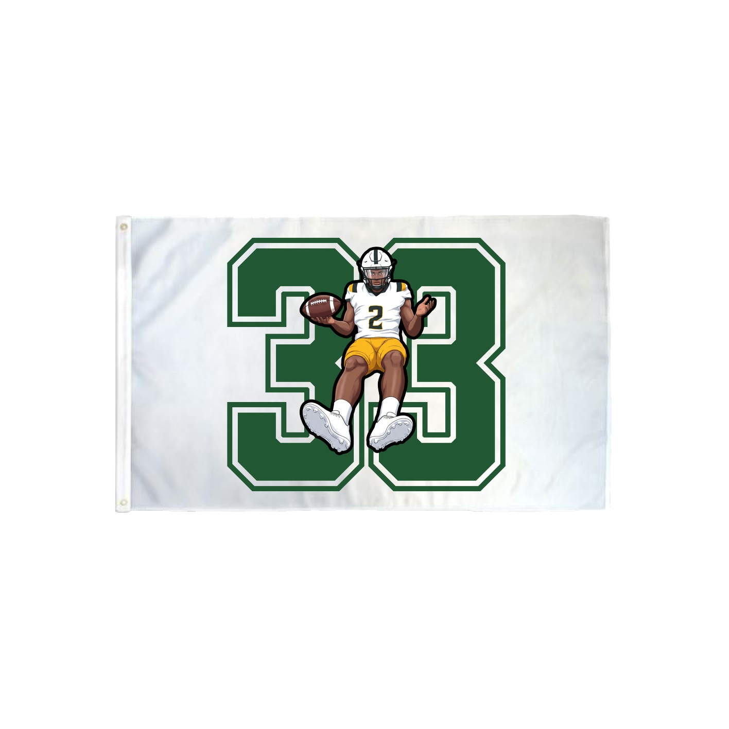 3x5 Flag — Number in Classic