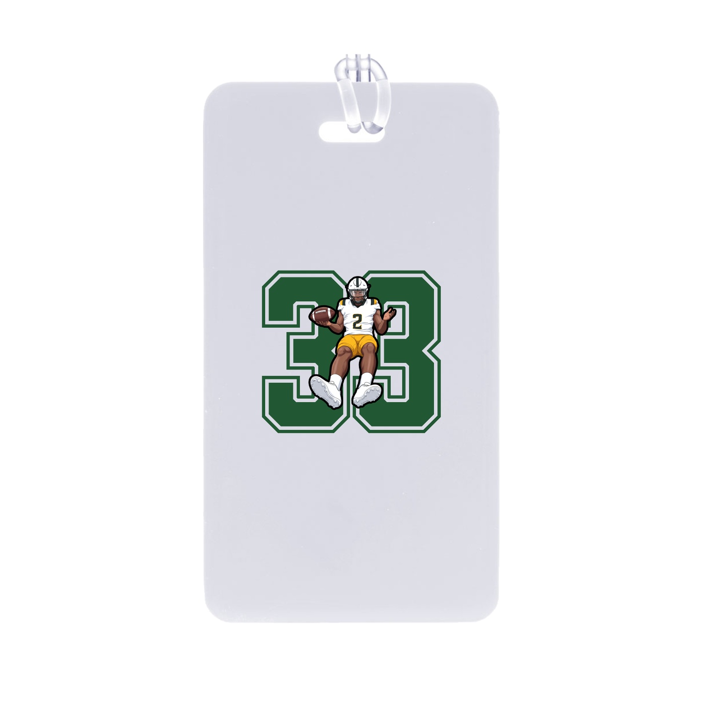 Bag Tag — Number in Classic
