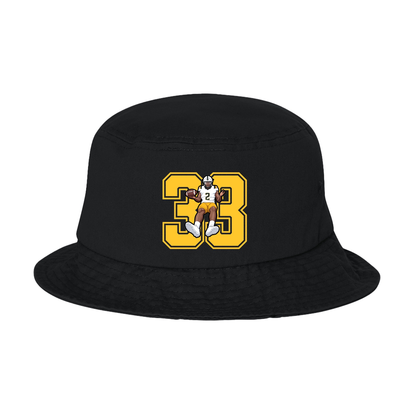 Bucket Cap — Number in Black