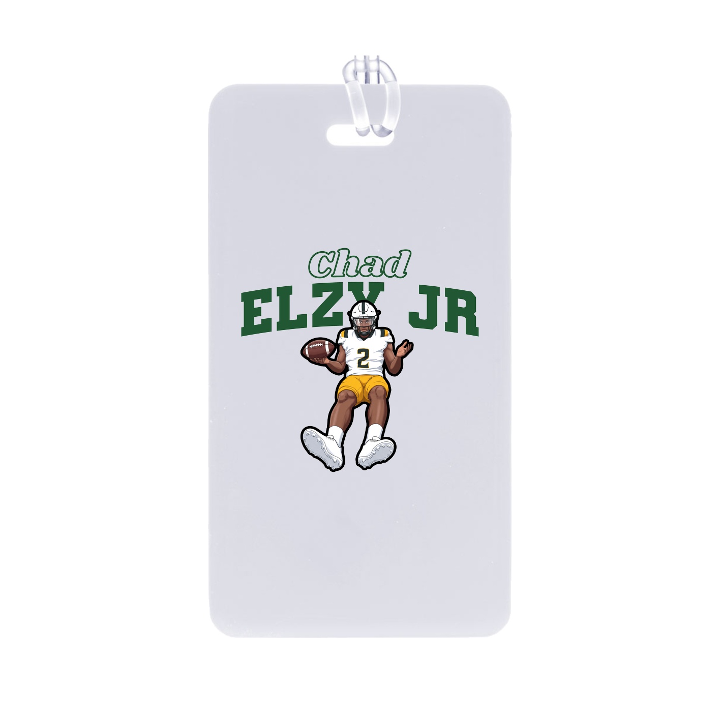 Bag Tag — Name Arch in Classic