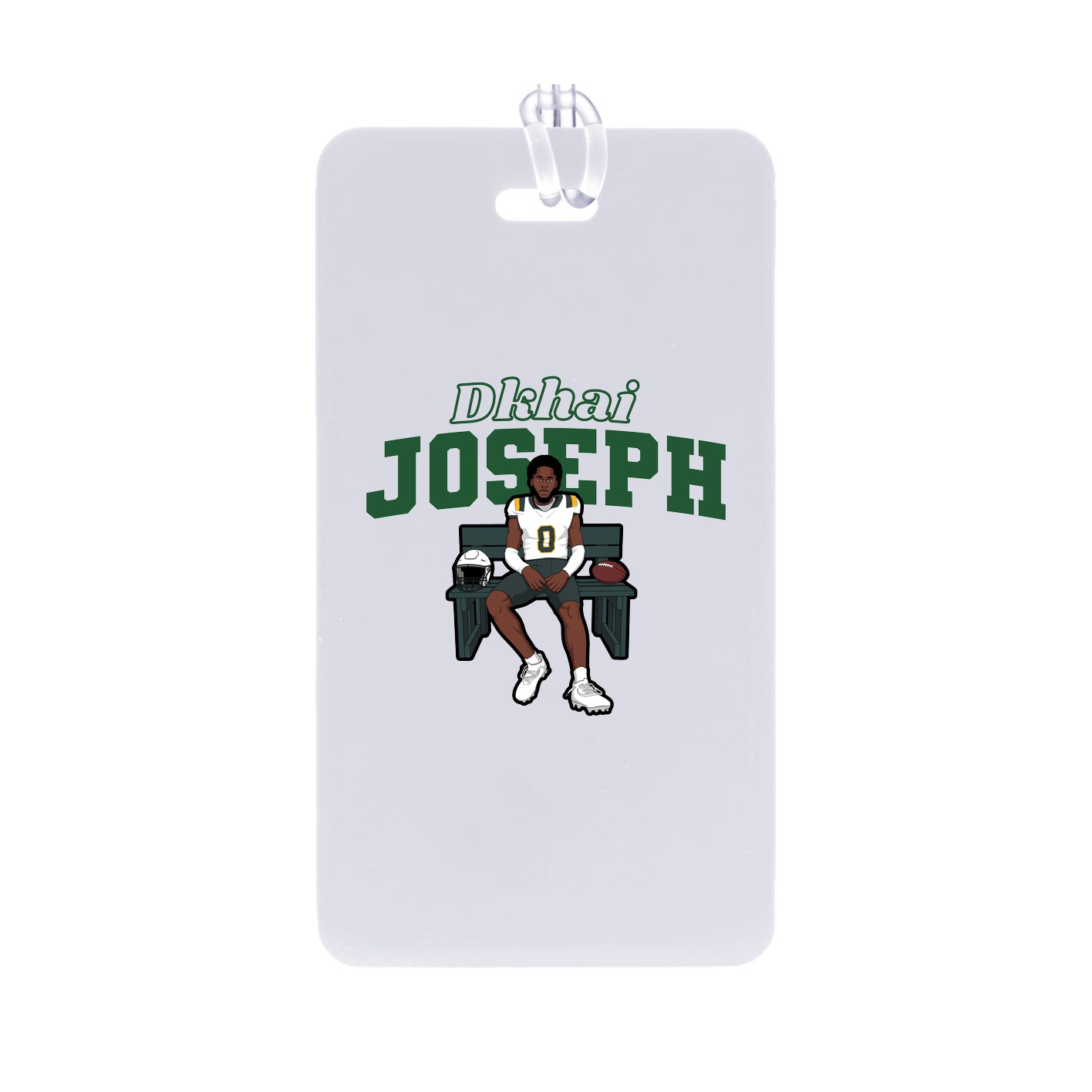 Bag Tag — Name Arch in Classic