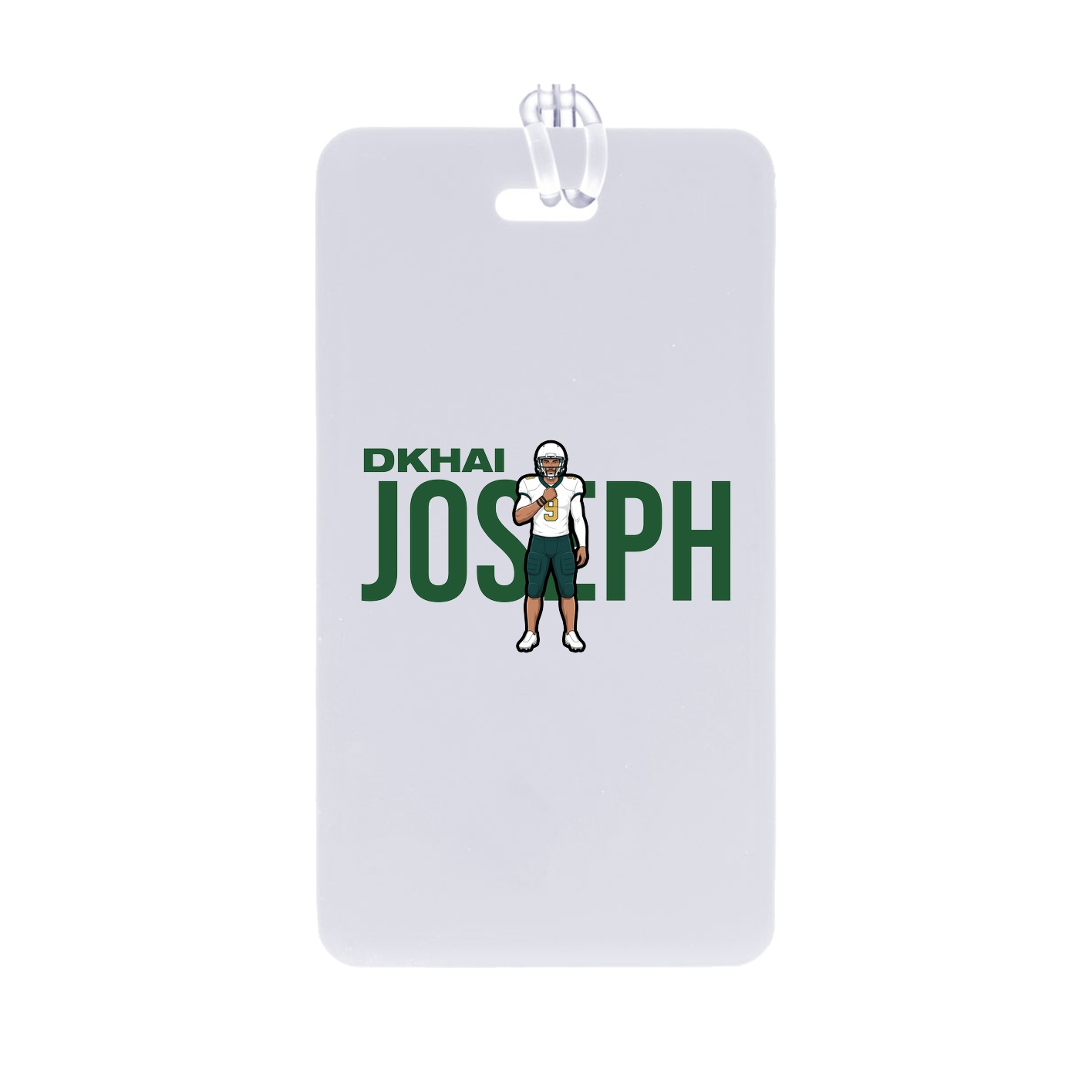 Bag Tag — Player Name in Classic