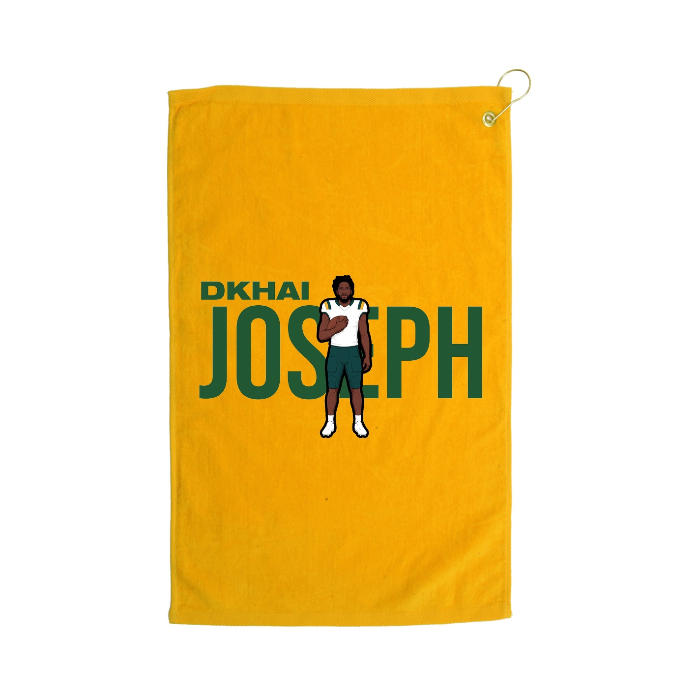 Golf Towel — Player Name in Gold