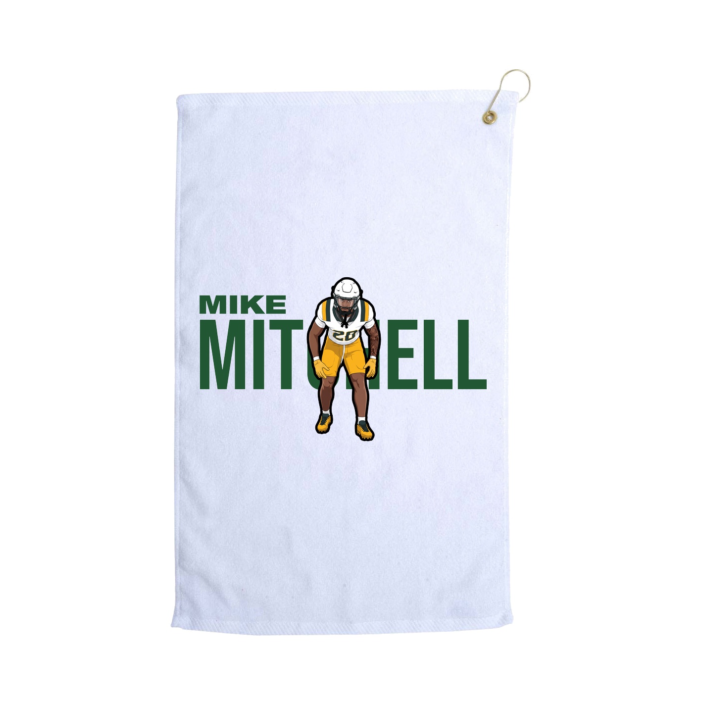 Golf Towel — Player Name in White