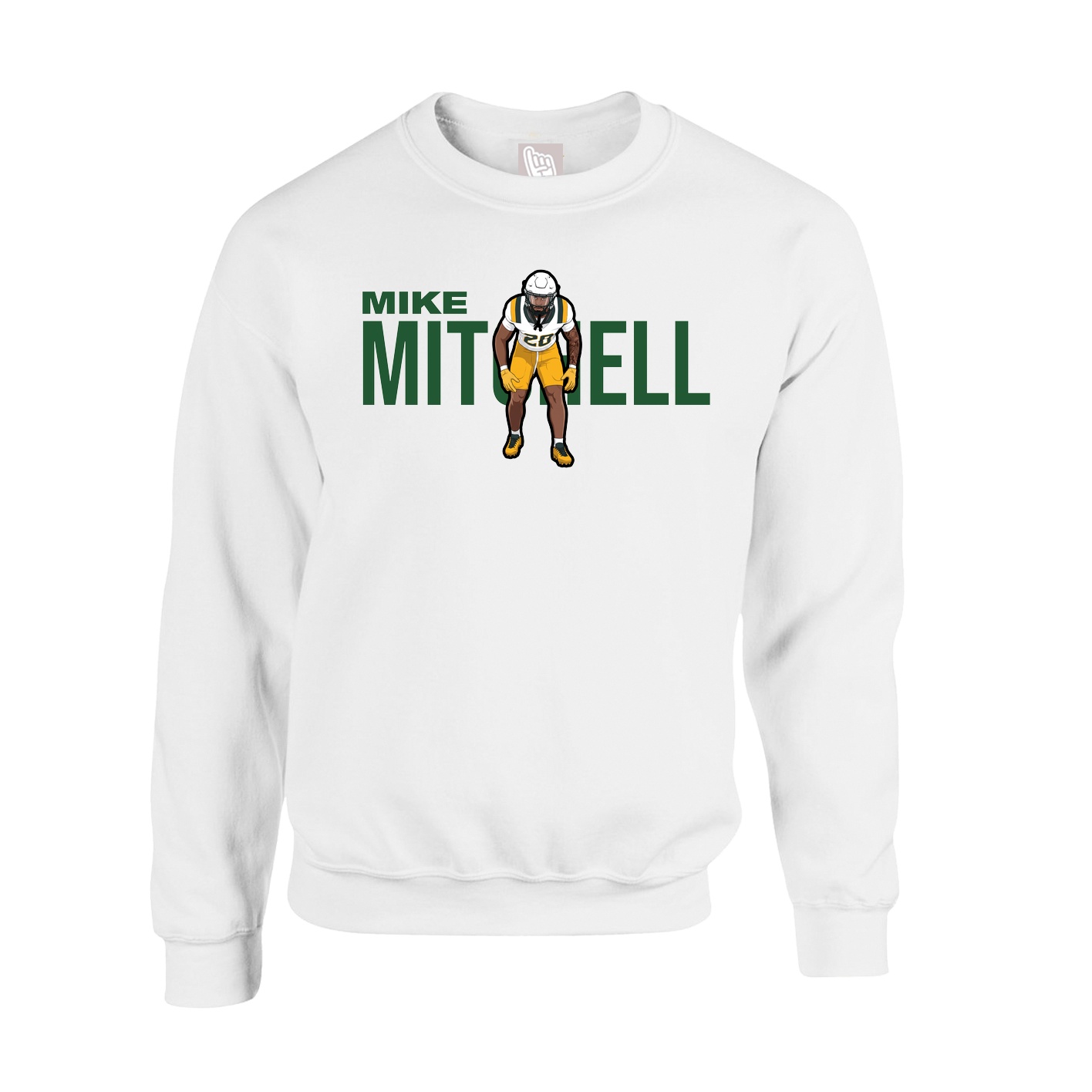 Fleece Crew — Player Name in White