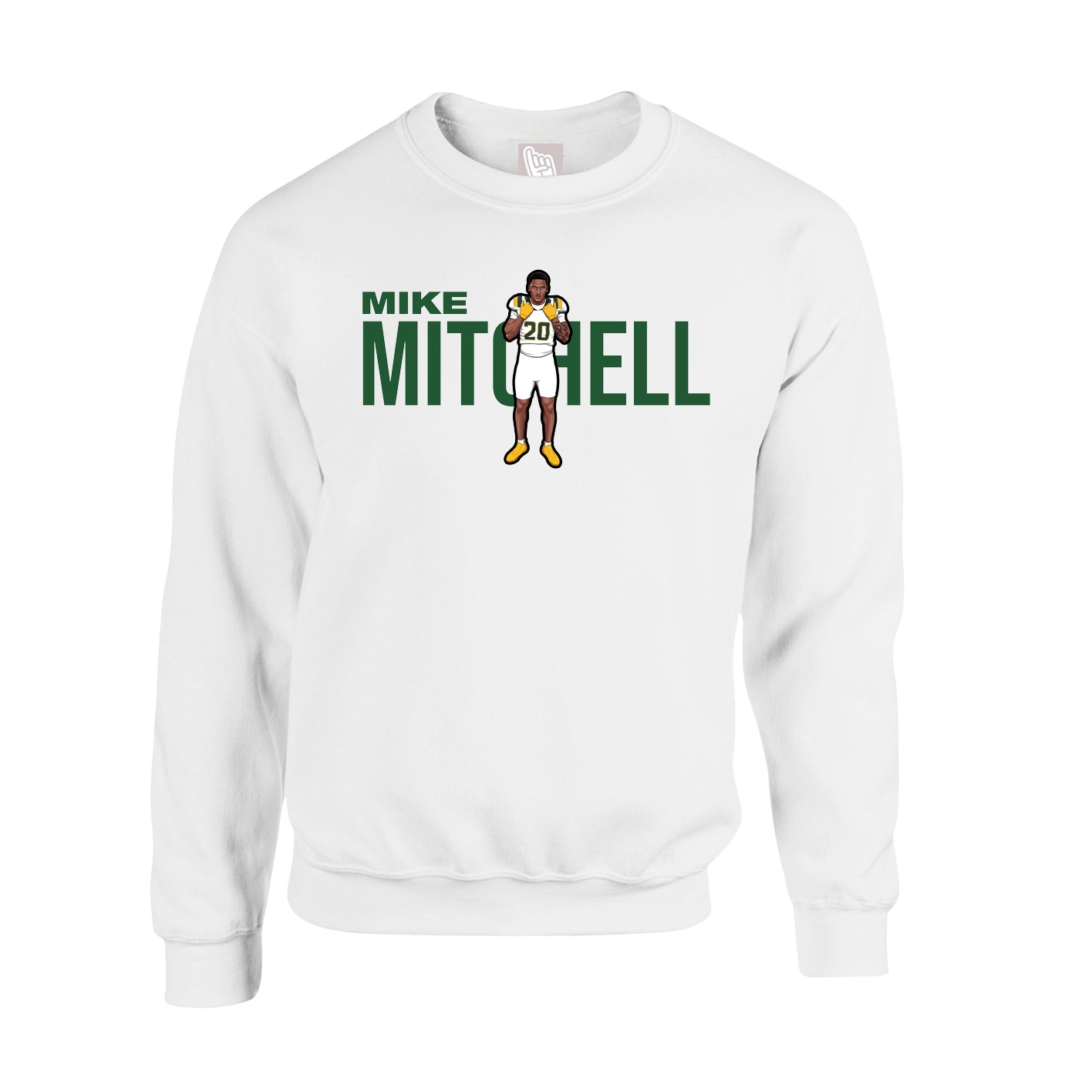 Fleece Crew — Player Name in White
