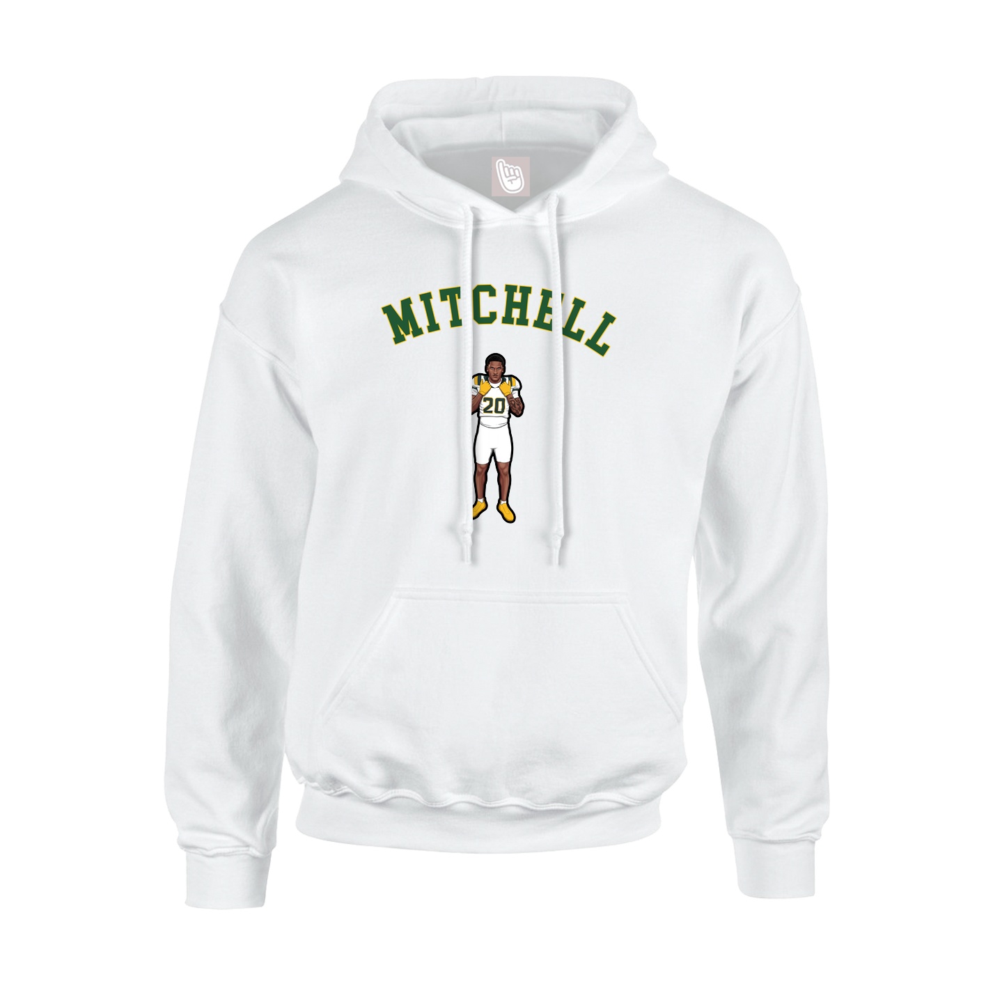 Youth Hoodie — Shirsey Arch in White