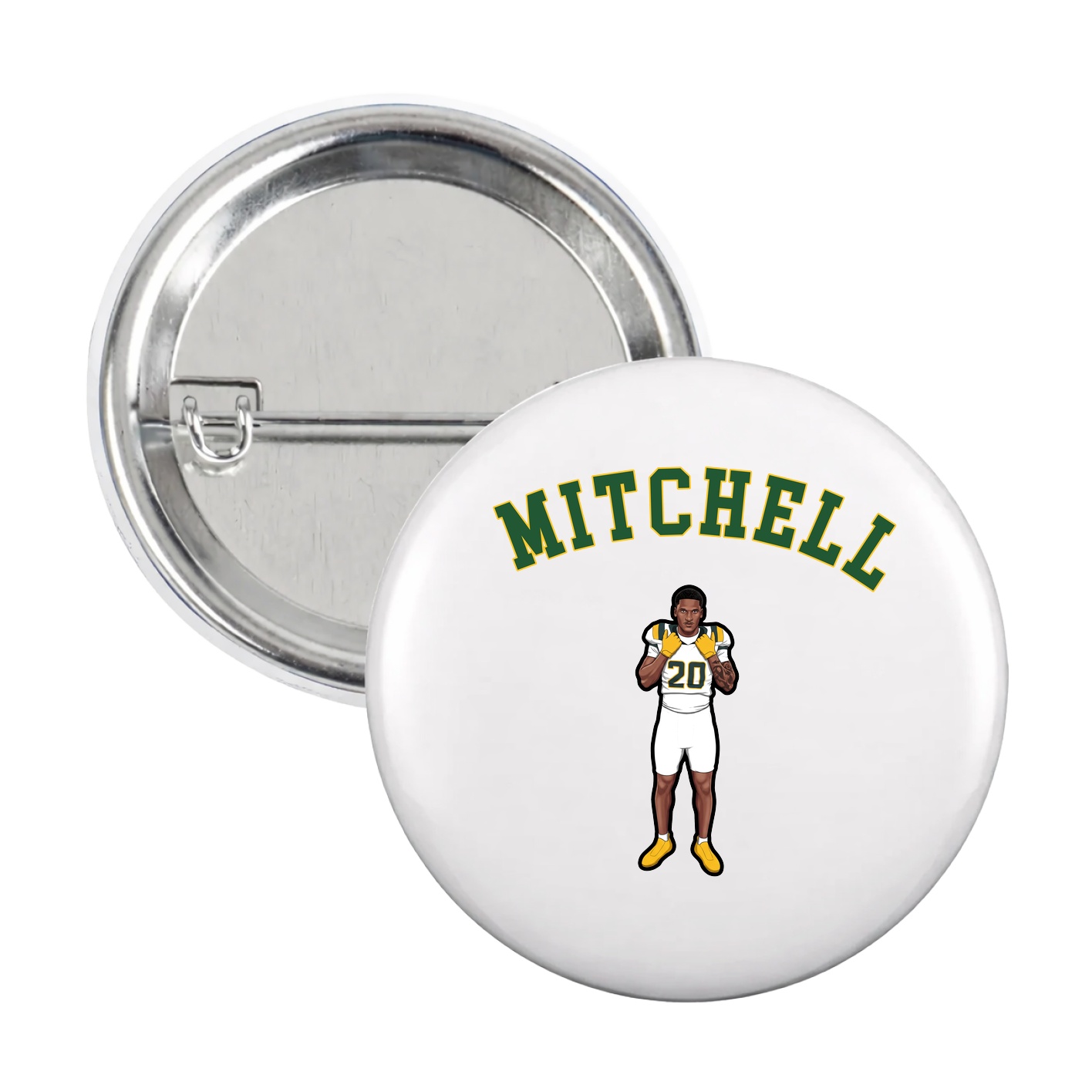Game Day Button — Shirsey Arch in White