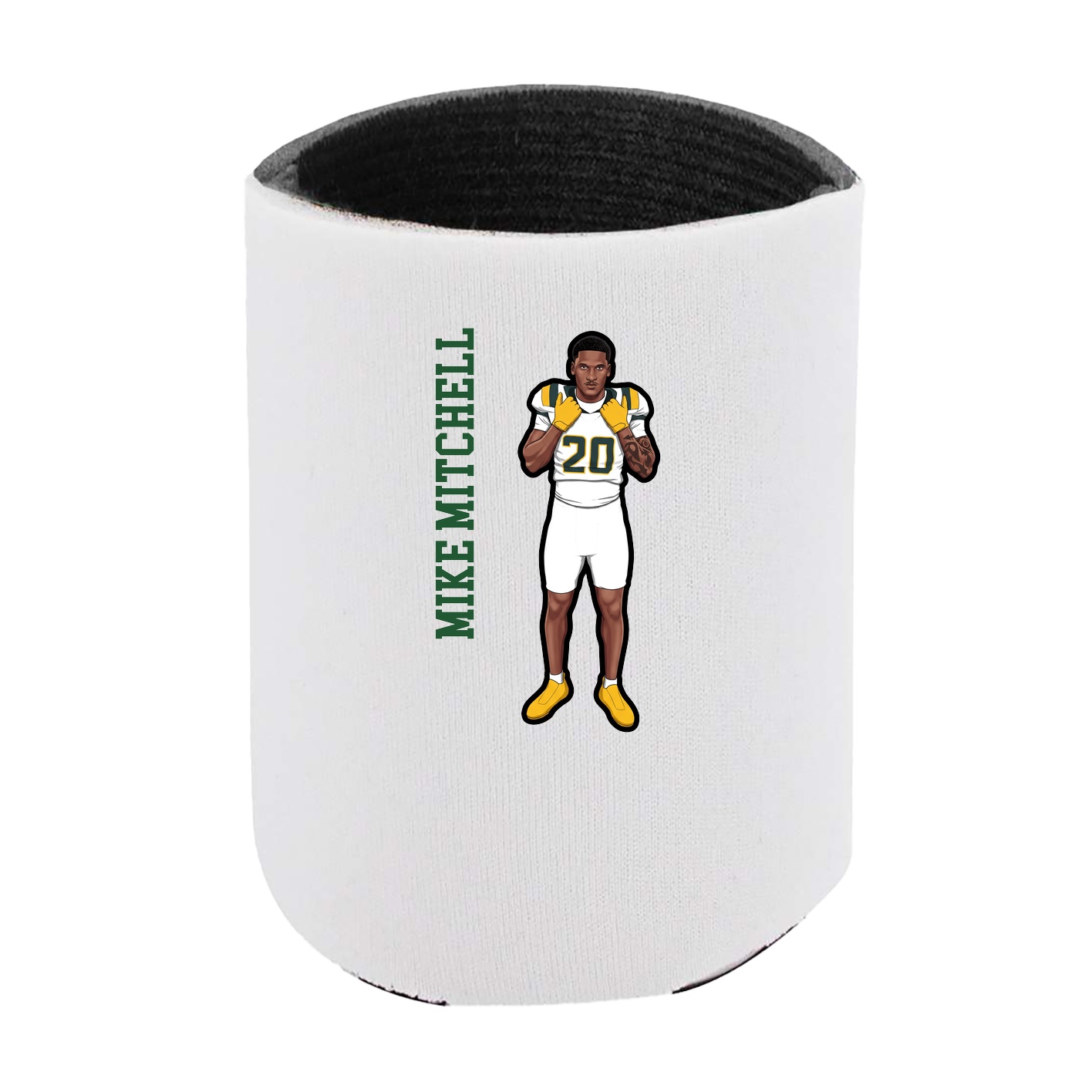 Can Holder — Name Vertical in White