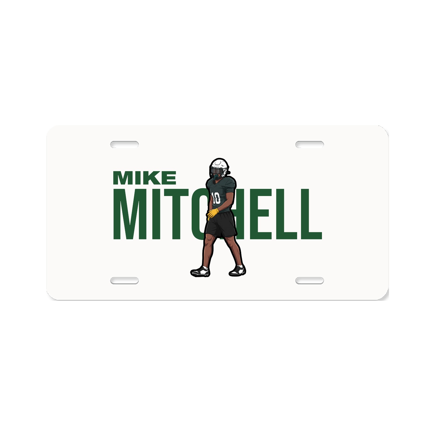 License Plate — Player Name in Classic