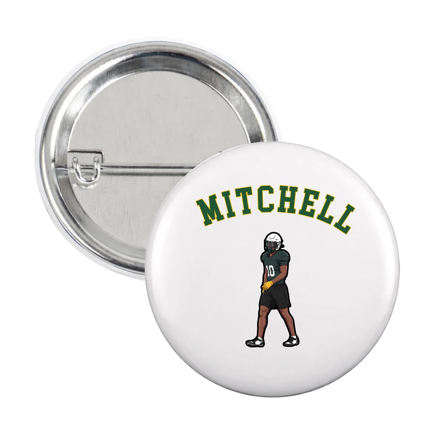 Game Day Button — Shirsey Arch in White