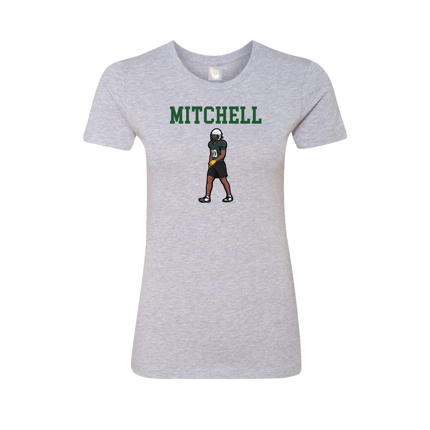 Fitted Women's Tee — Shirsey in Grey