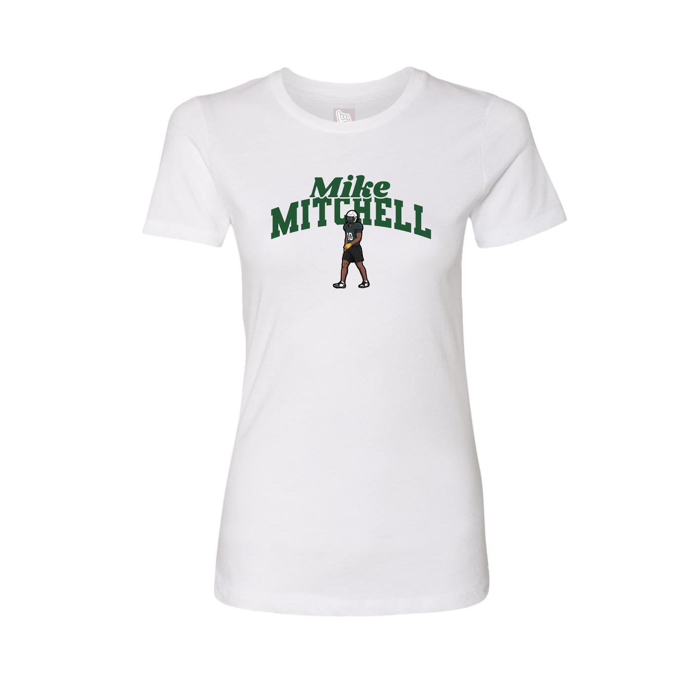 Womens Tee — Signature Arch in White