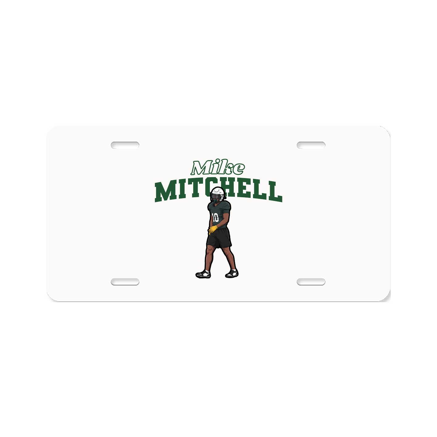 License Plate — Name Arch in Classic