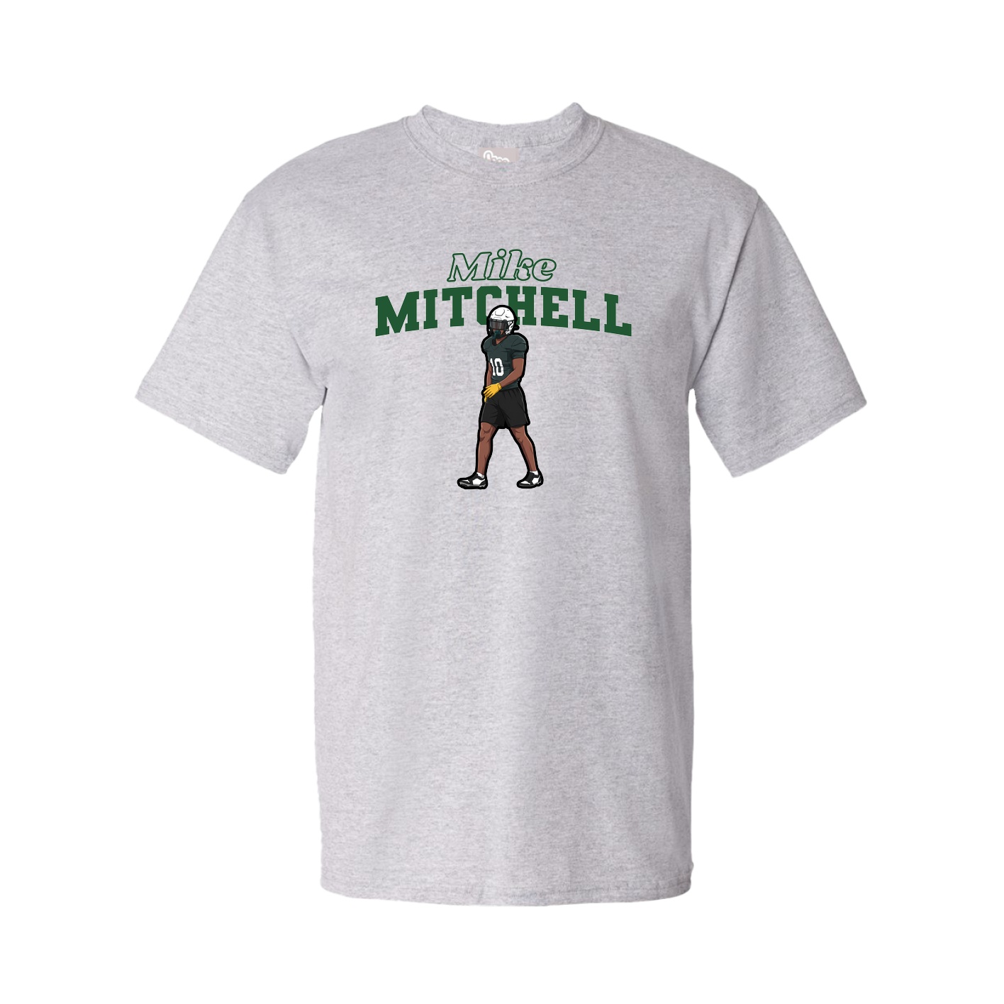 Youth Tee — Name Arch in Grey