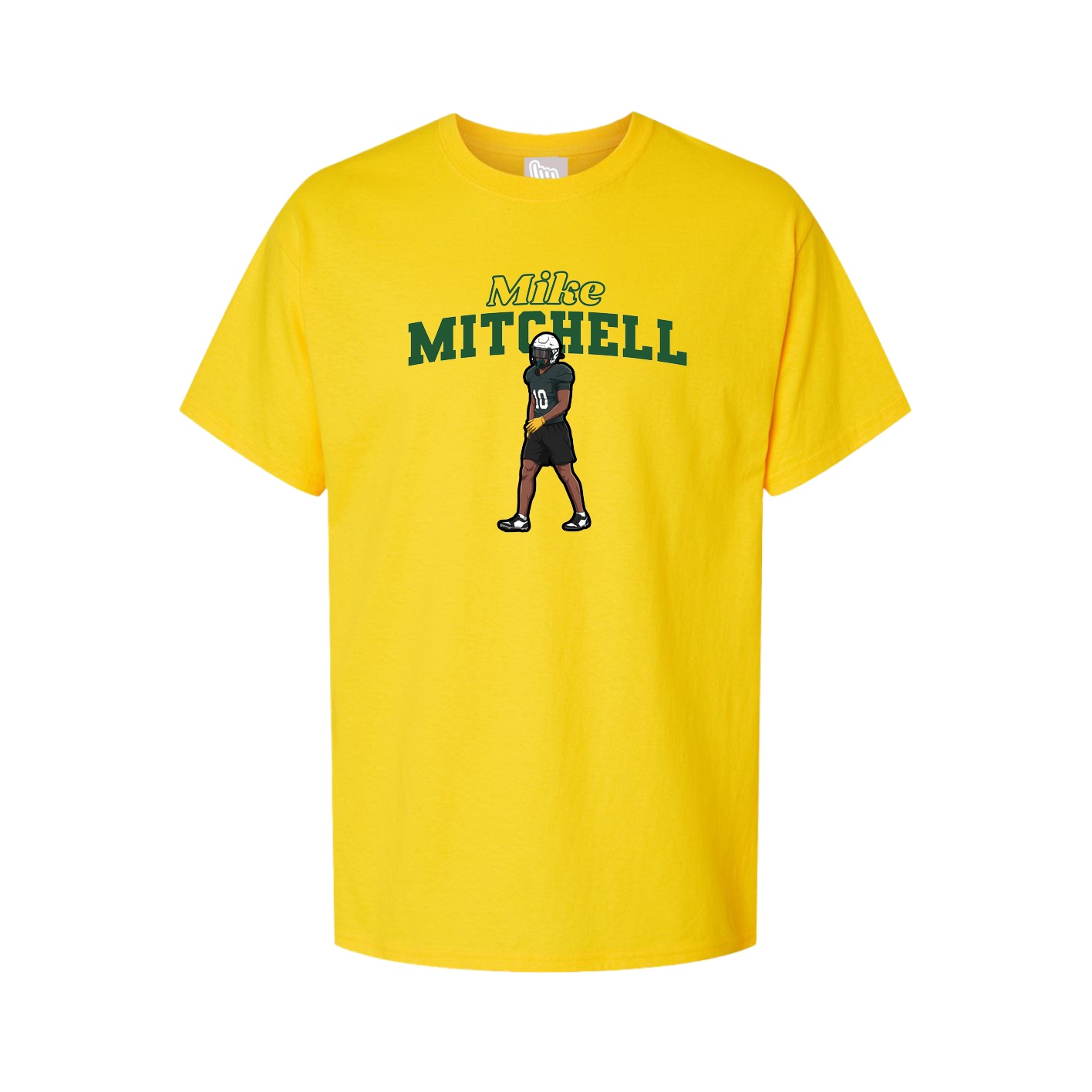 Youth Tee — Name Arch in Gold