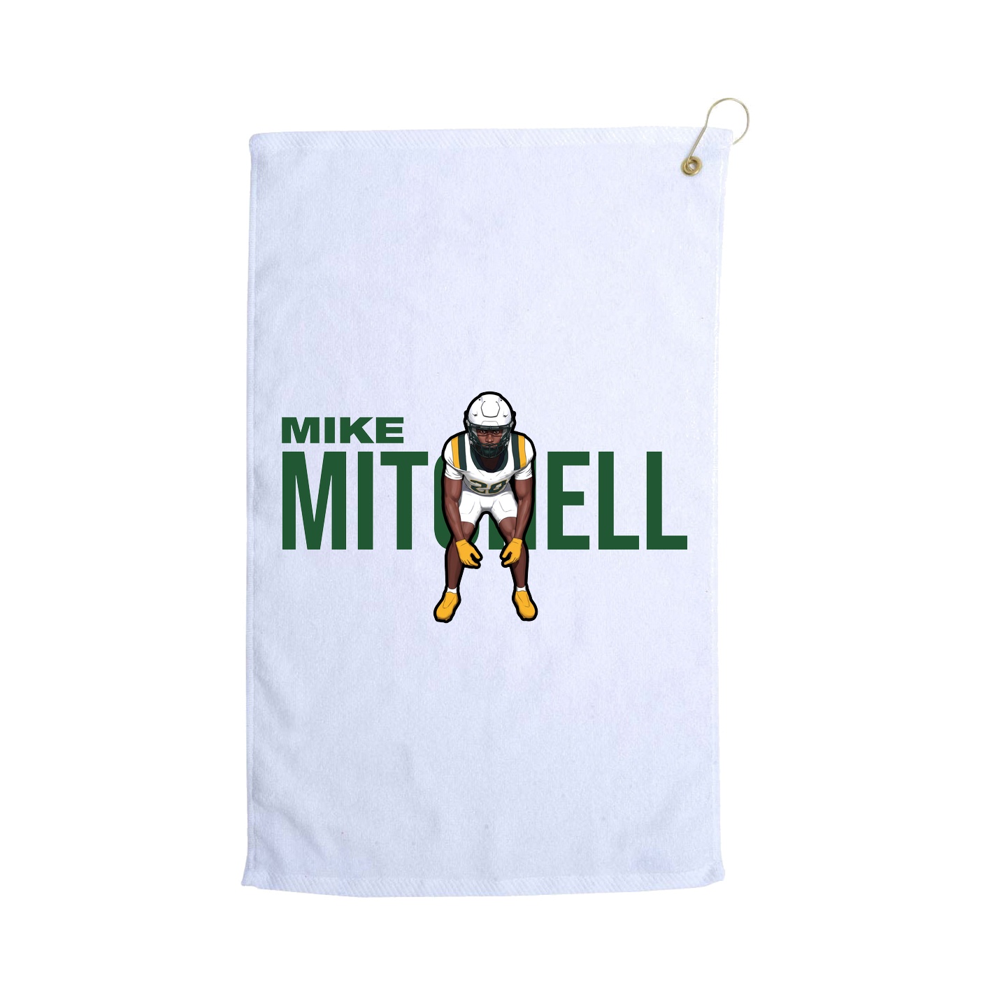 Golf Towel — Player Name in White