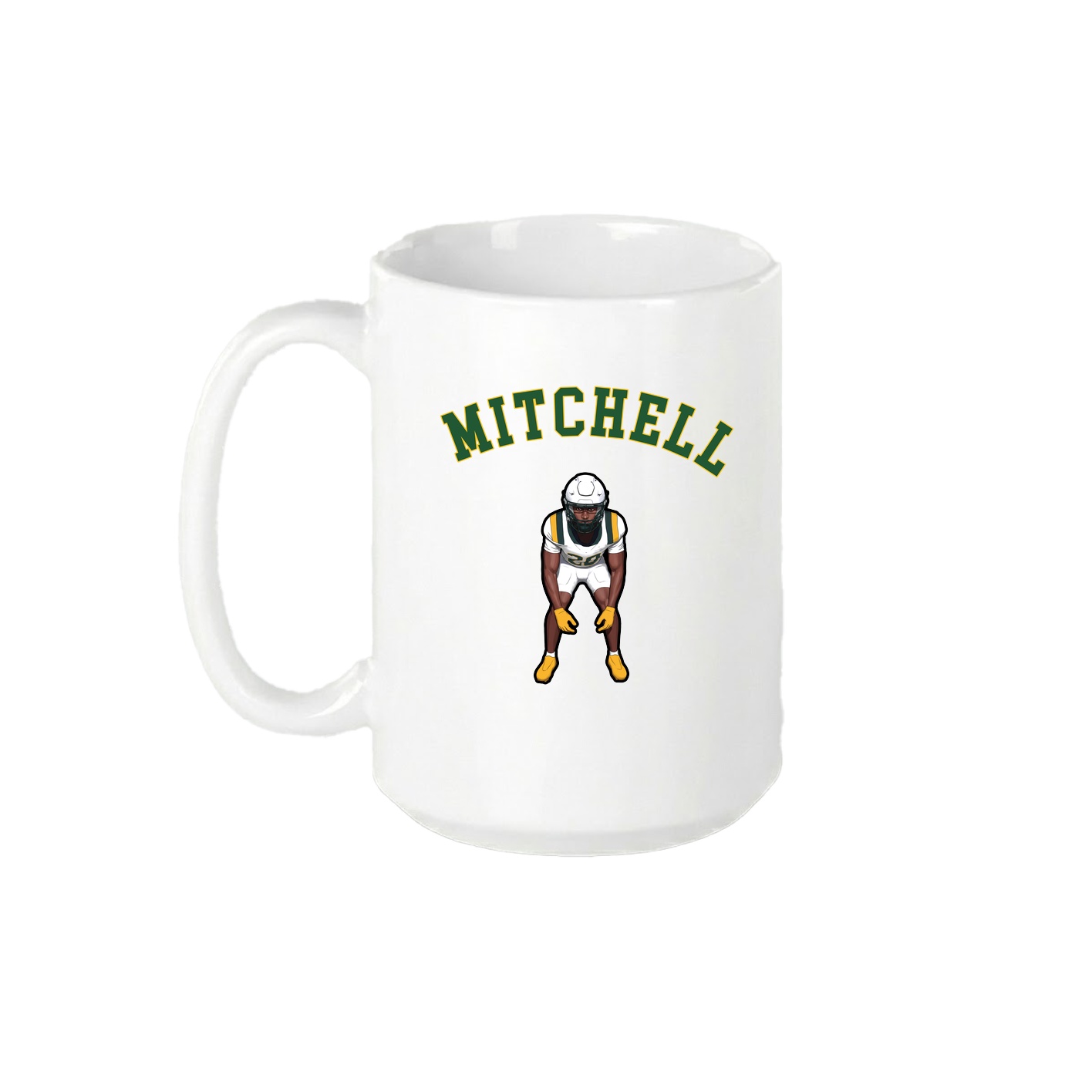 15oz Coffee Mug — Shirsey Arch in White