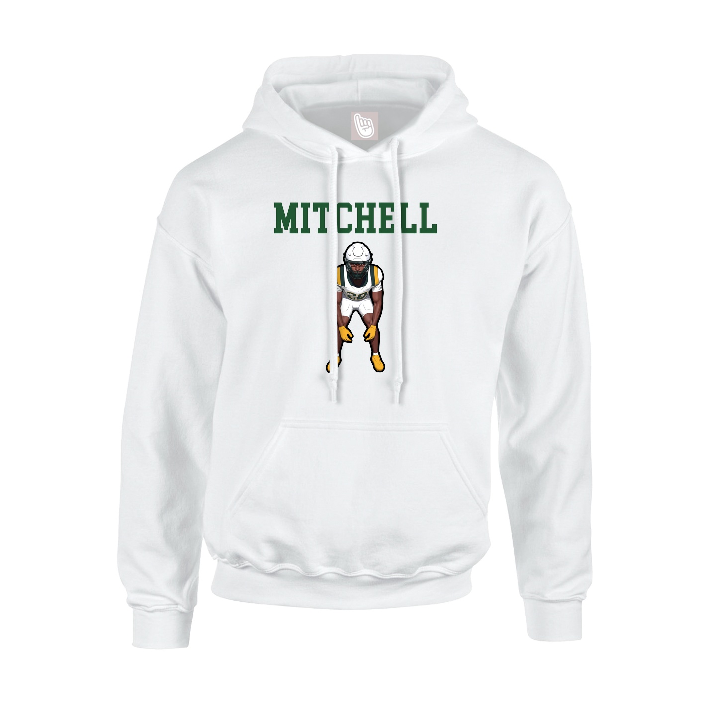 Hoodie — Shirsey in White