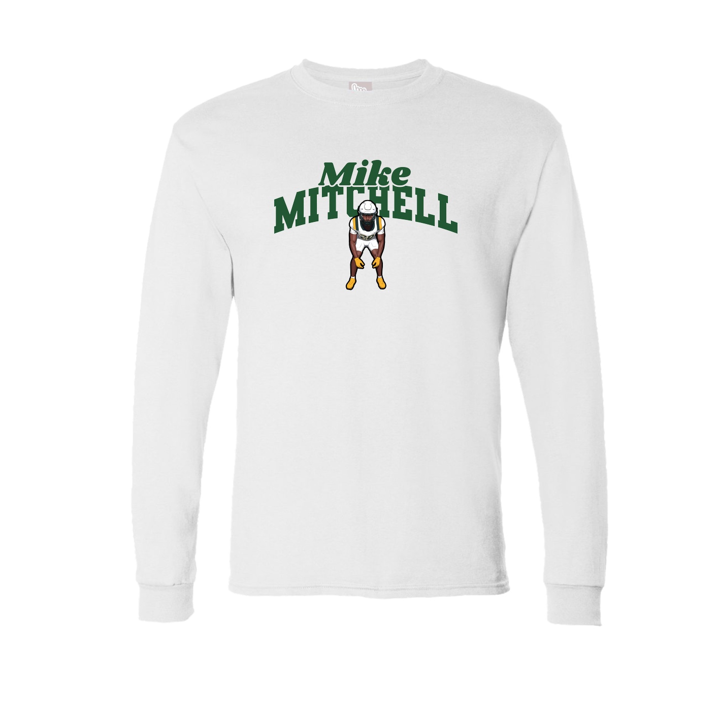 Long Sleeve Tee — Signature Arch in White