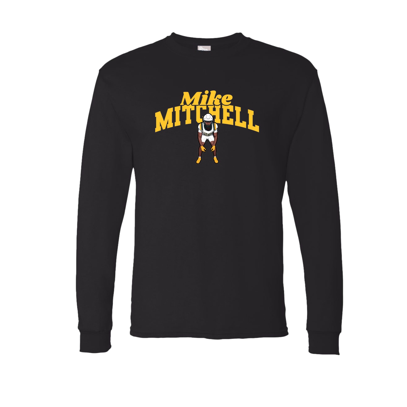 Long Sleeve Tee — Signature Arch in Black