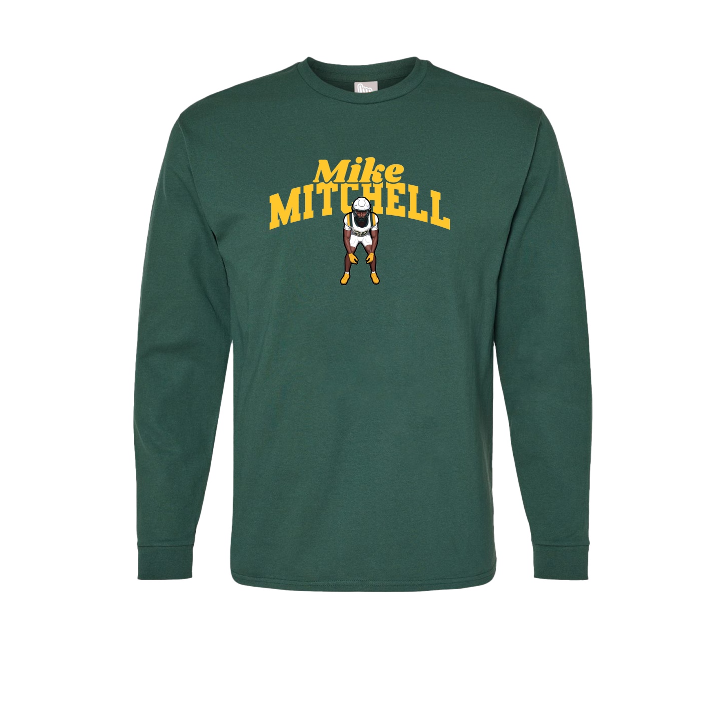 Long Sleeve Tee — Signature Arch in Green