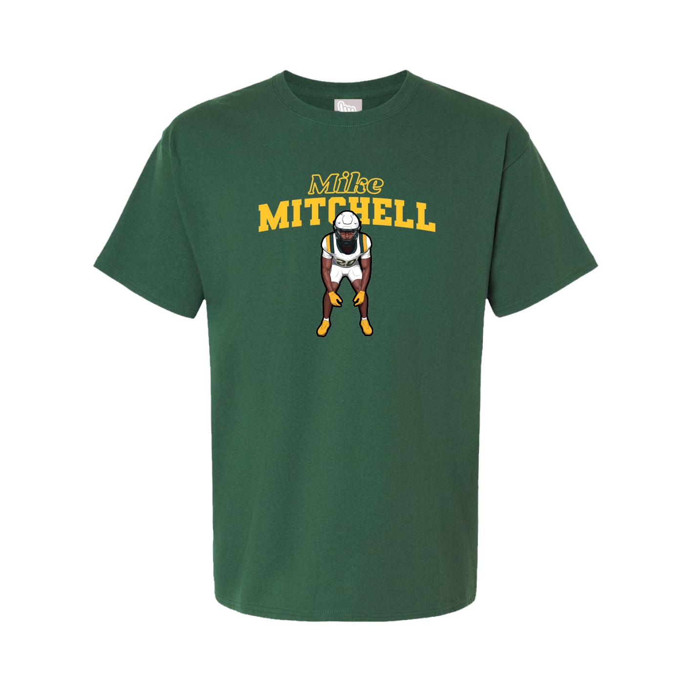 Youth Tee — Name Arch in Green