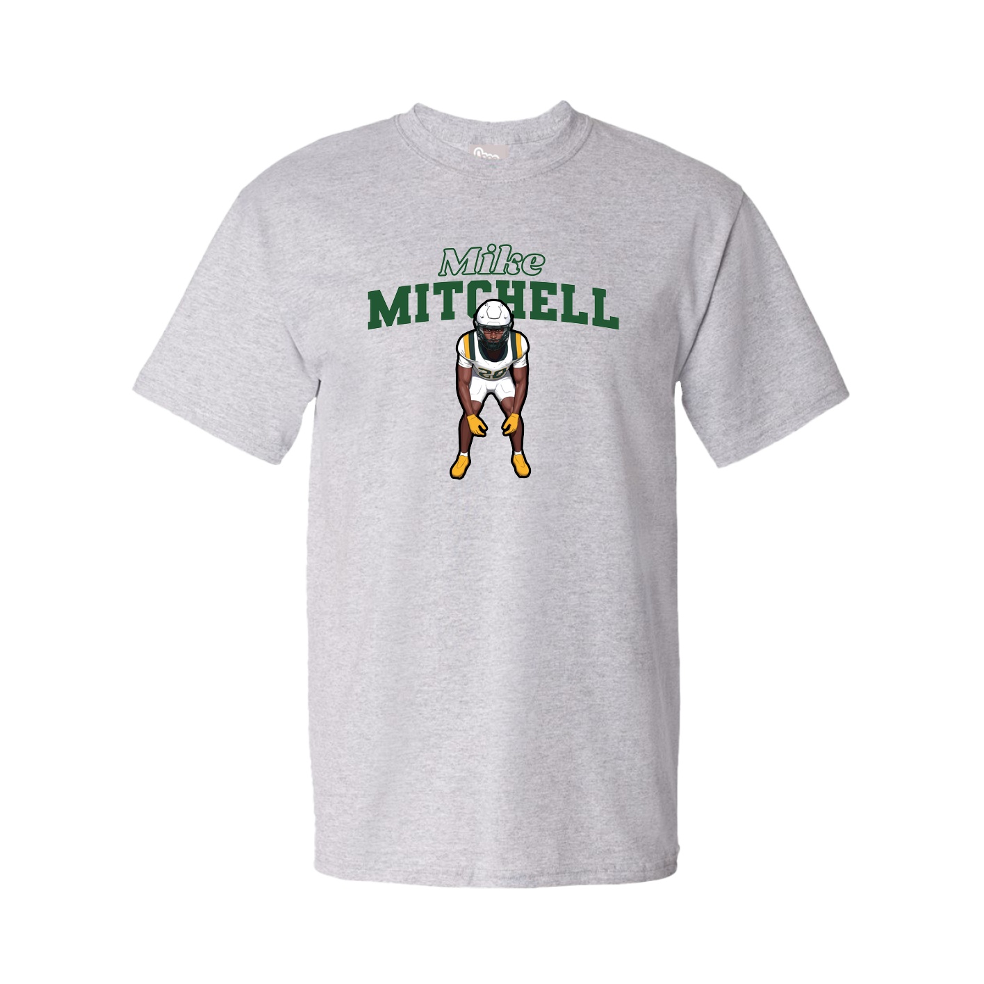Youth Tee — Name Arch in Grey