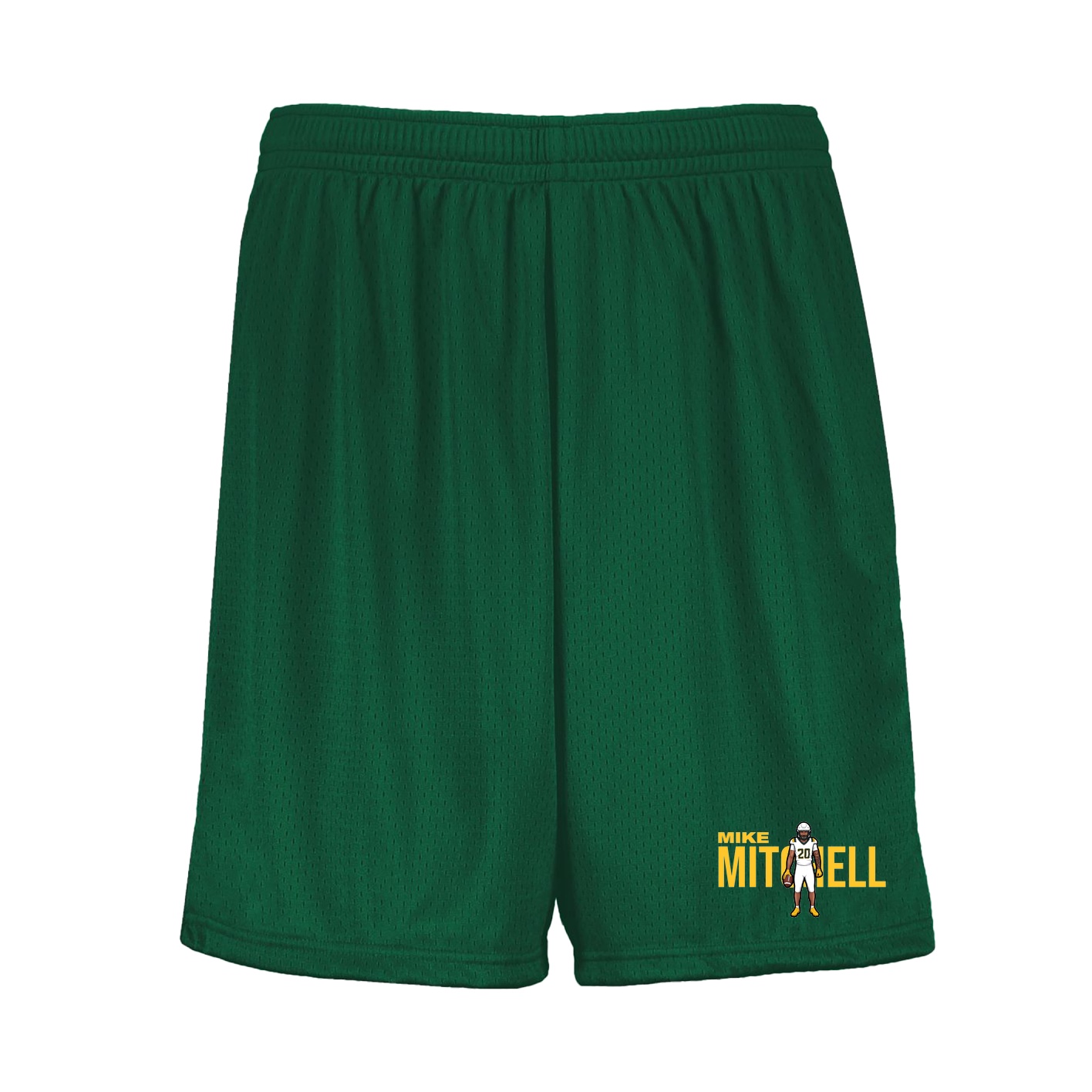 Shorts — Player Name in Green