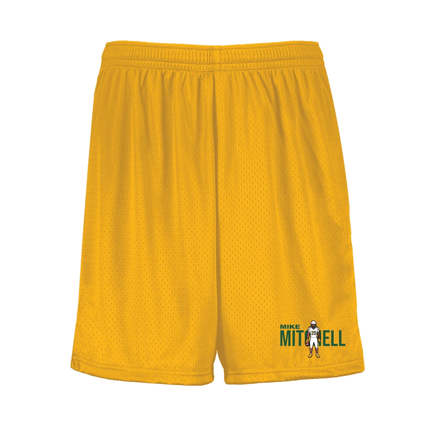 Shorts — Player Name in Gold