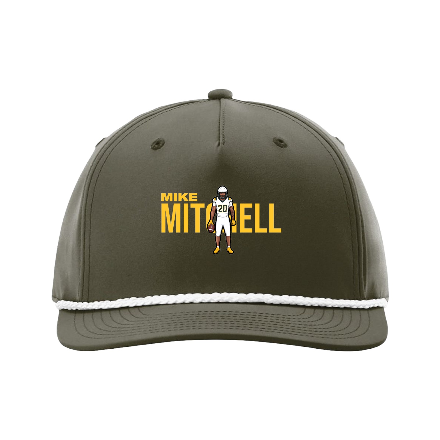 Five-Panel Classic Rope Cap — Player Name in Green