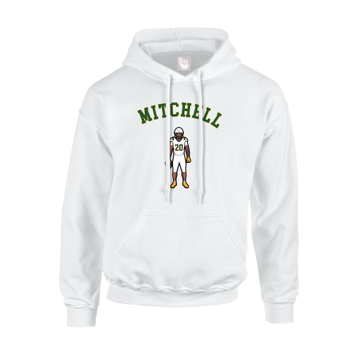 Hoodie — Shirsey Arch in White