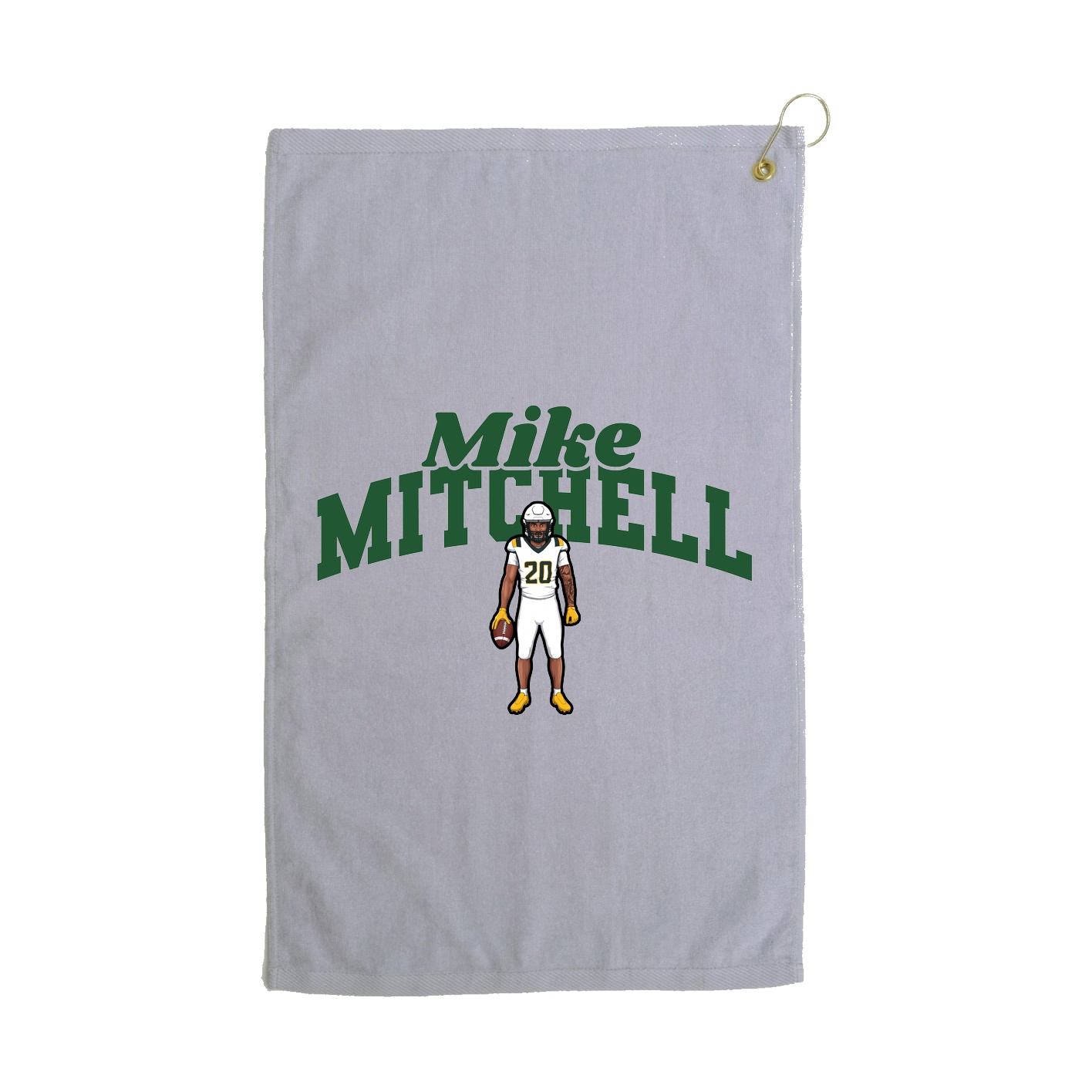 Golf Towel — Signature Arch in Grey