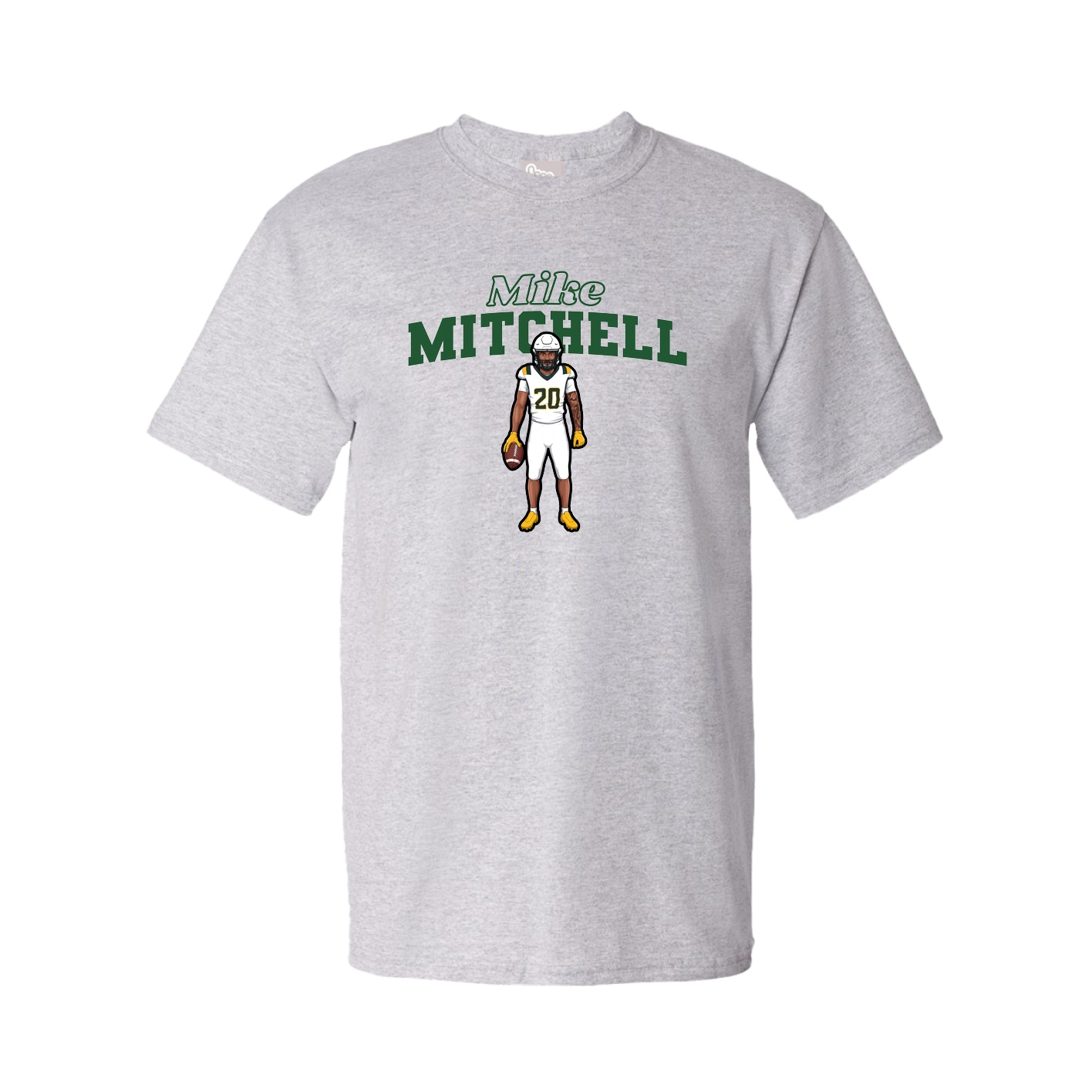 Youth Tee — Name Arch in Grey
