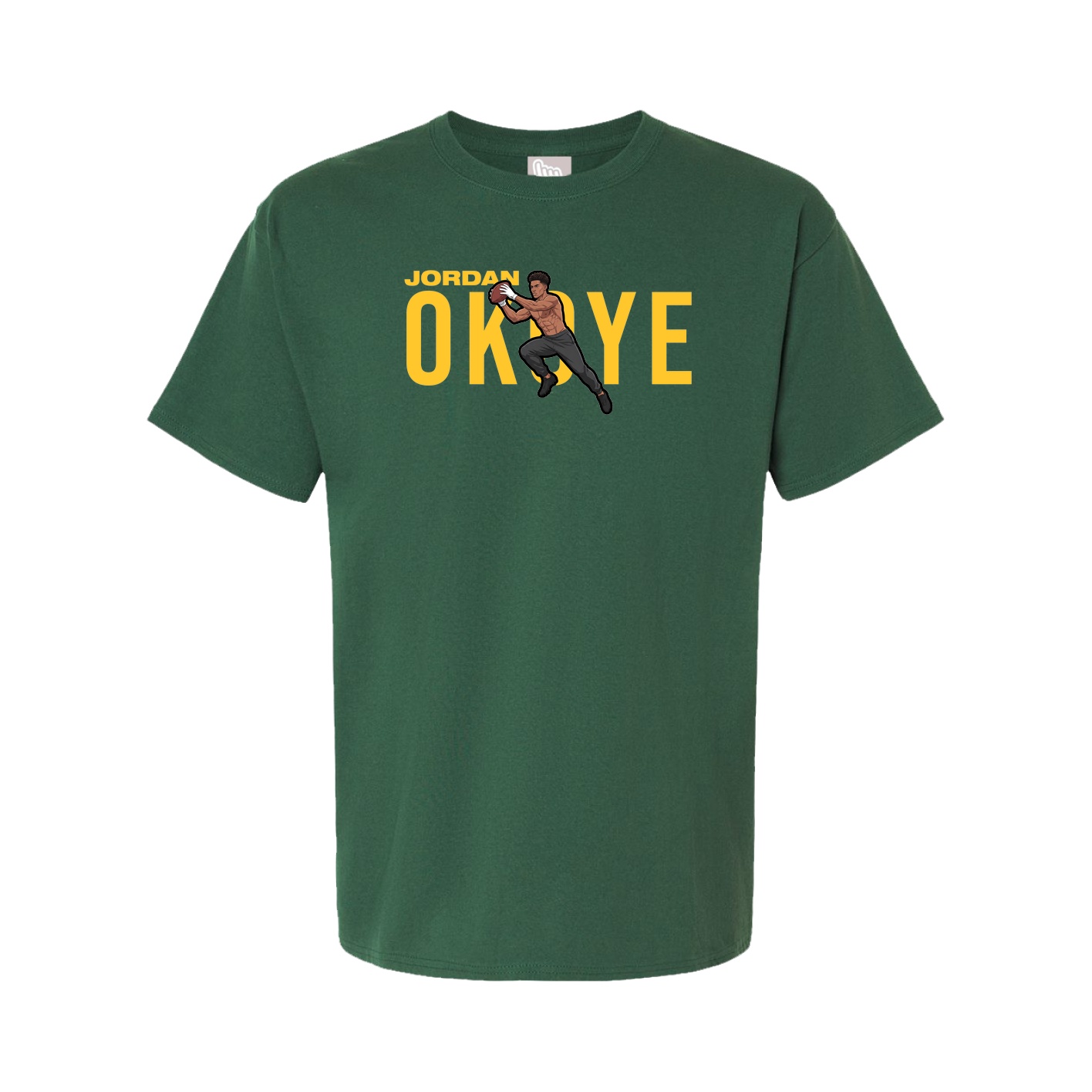 Youth Tee — Player Name in Green