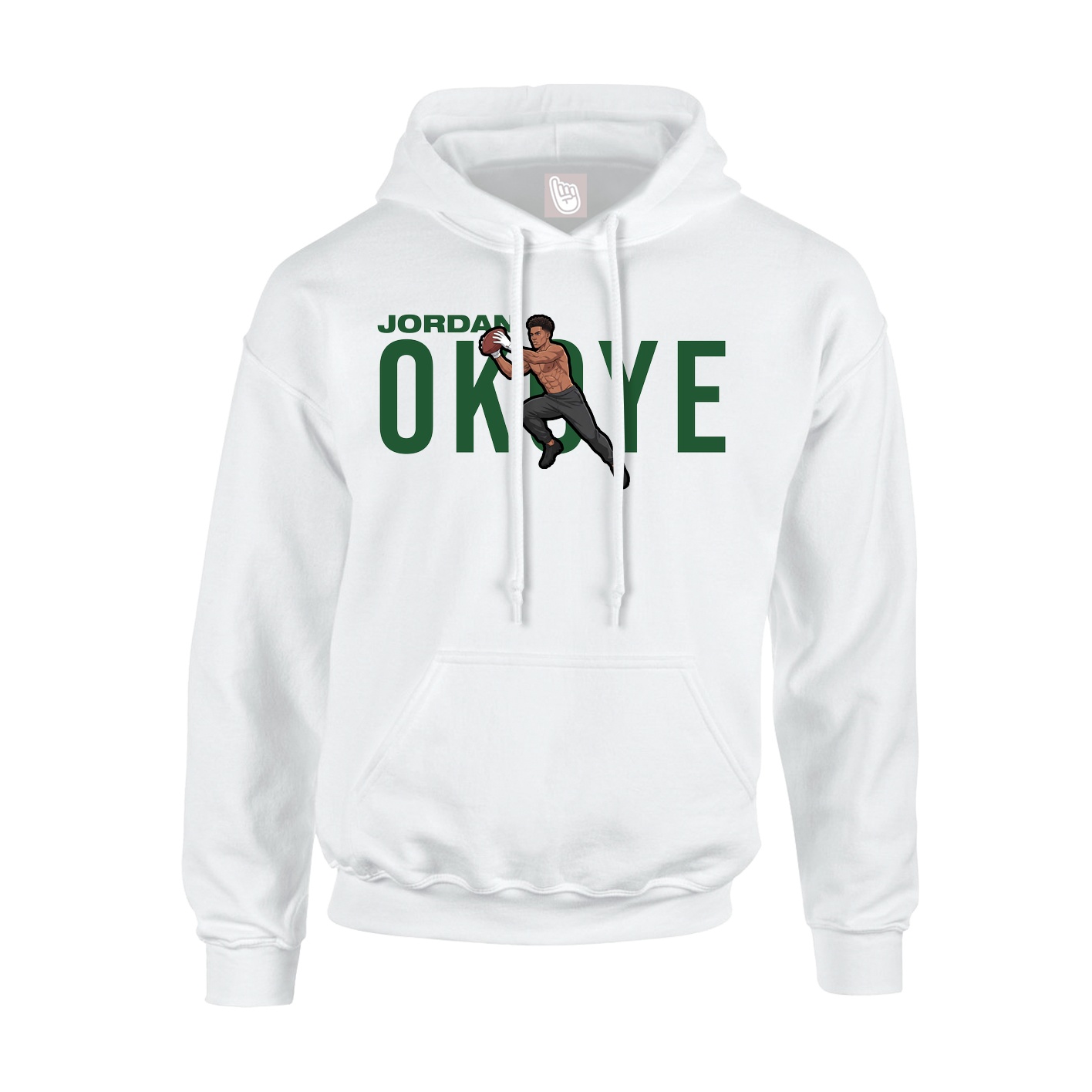 Hoodie — Player Name in White