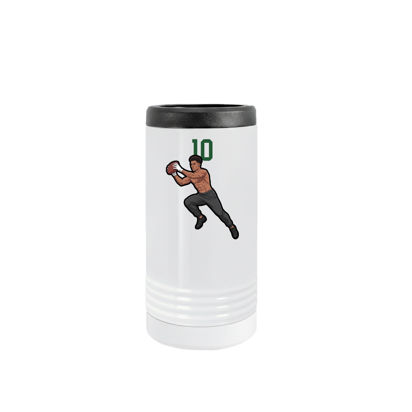 Slim Beverage Holder — Number Top in White