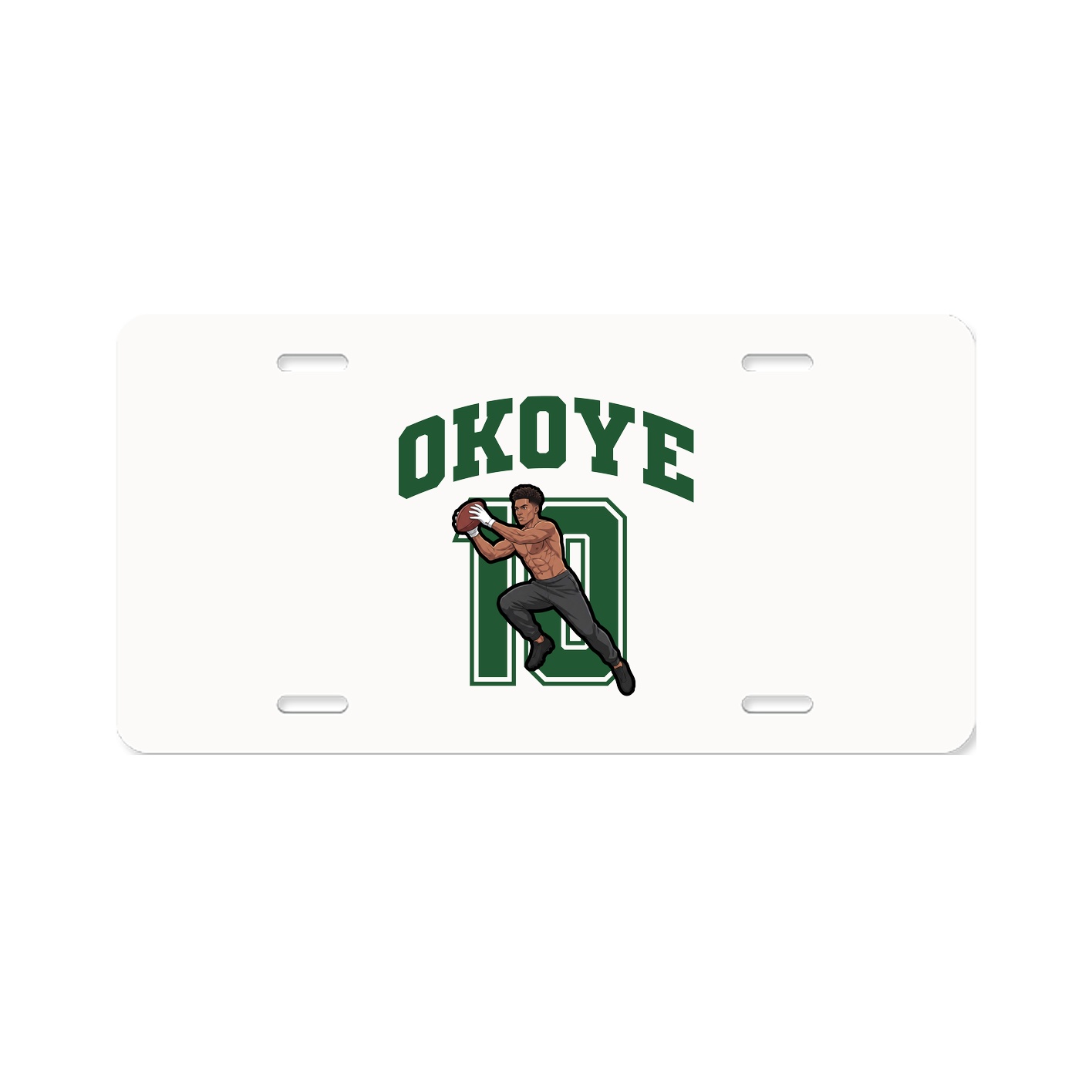 License Plate — Number in Classic