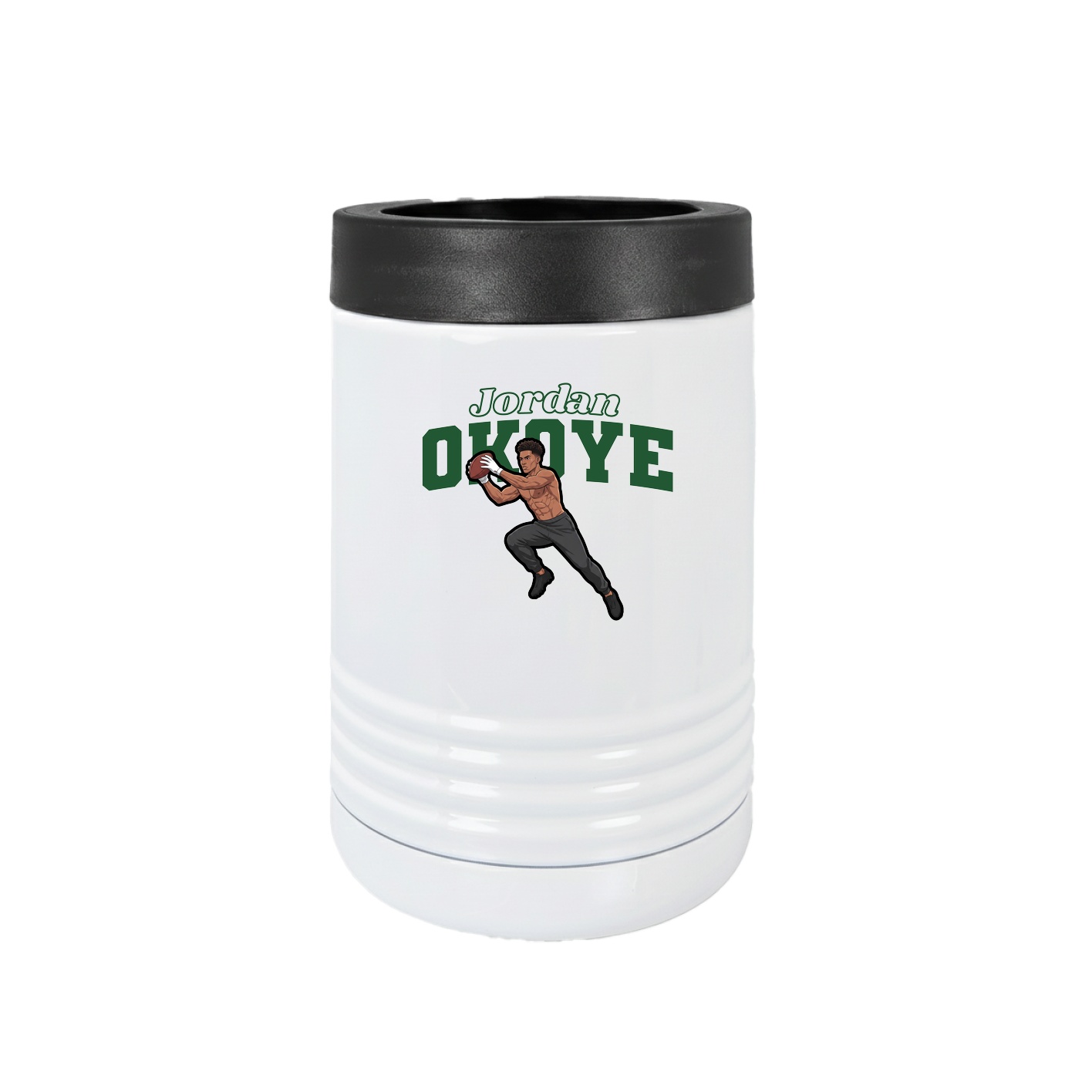 Beverage Holder — Name Arch in White