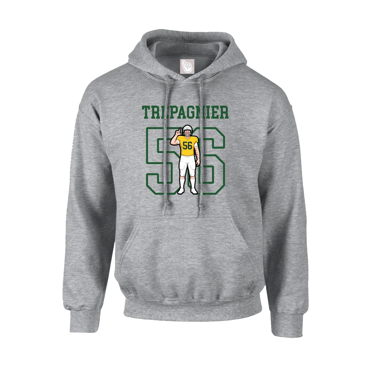 Hoodie — Shirsey in Grey
