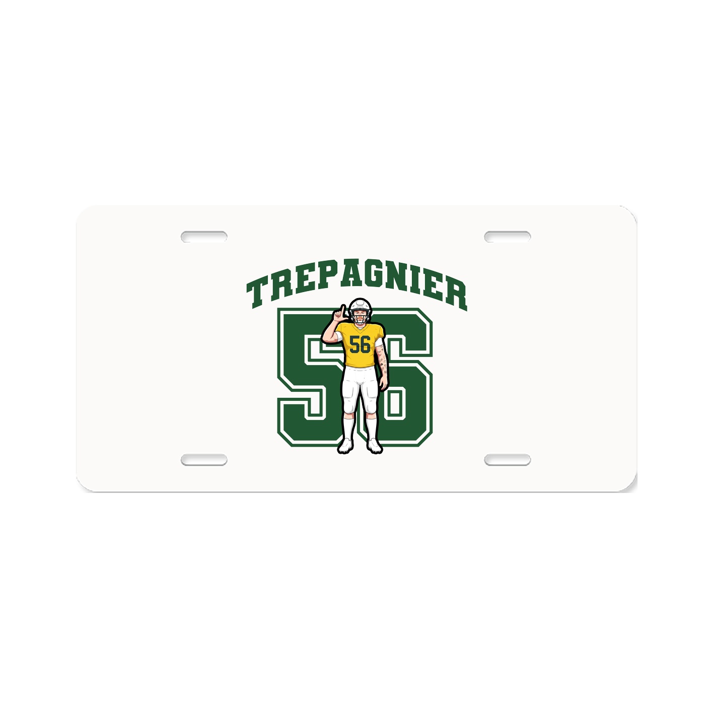 License Plate — Number in Classic