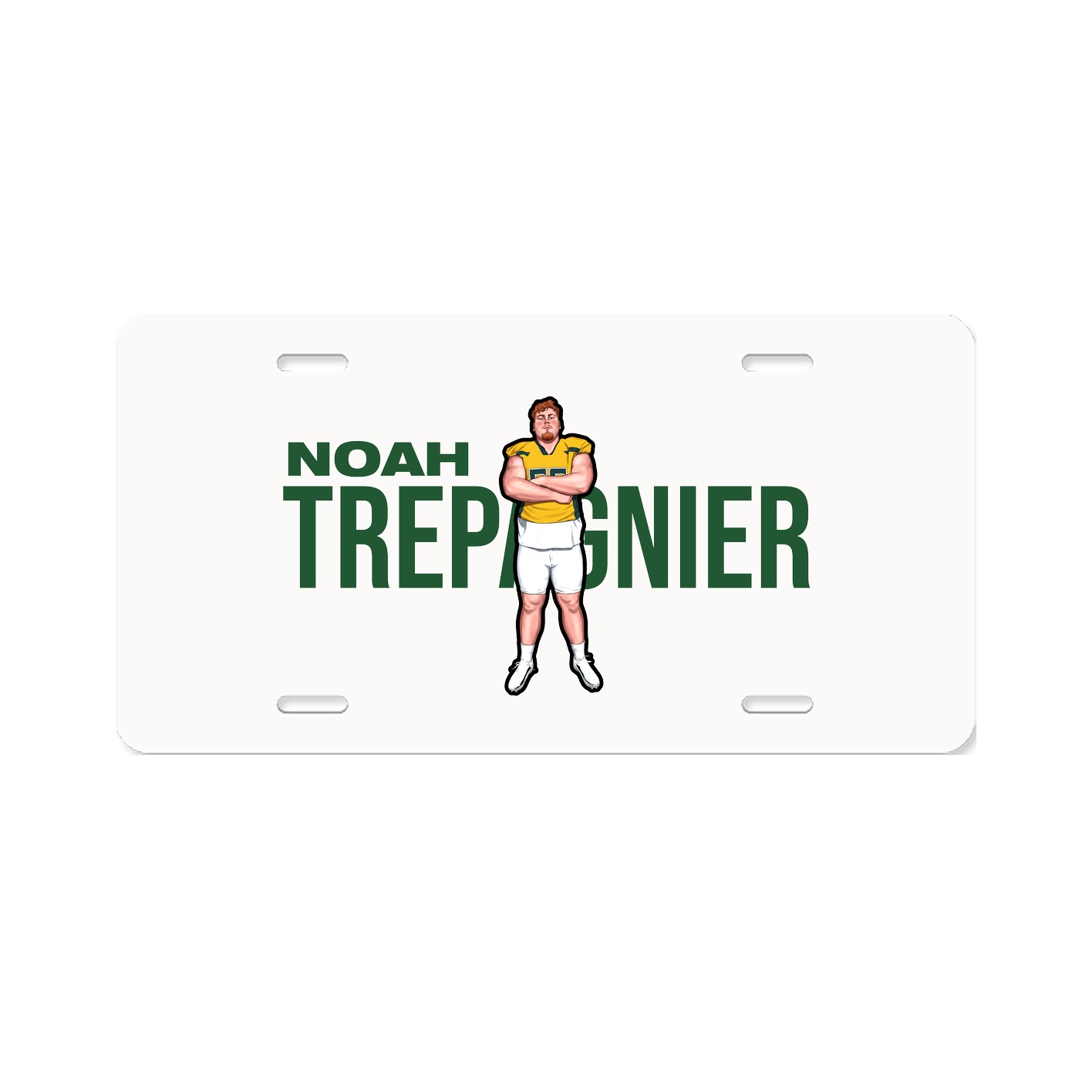 License Plate — Player Name in Classic