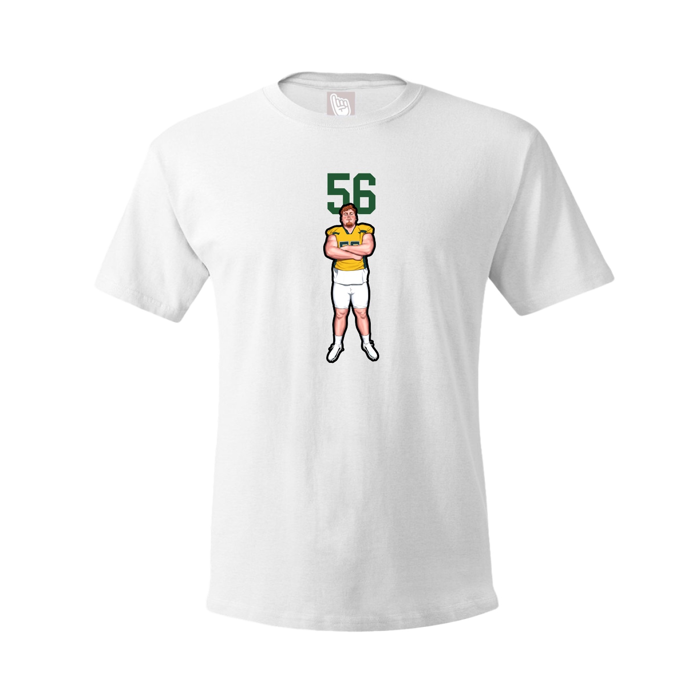 Tee — Number Top in White