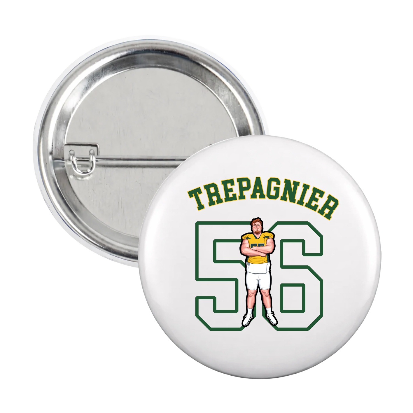 Game Day Button — Shirsey Arch in White