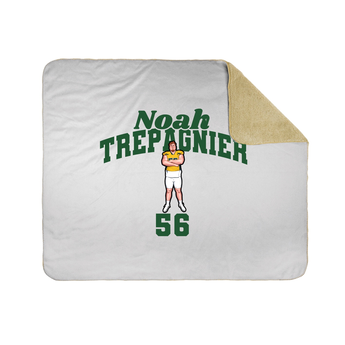 Throw Blanket — Signature Arch in White