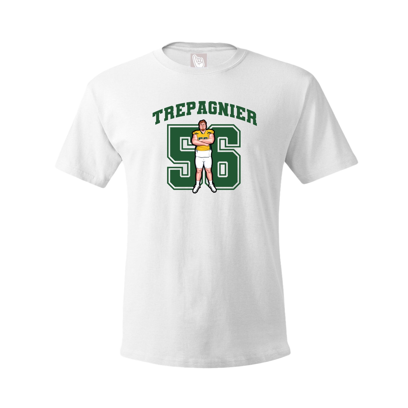 Youth Tee — Number in White
