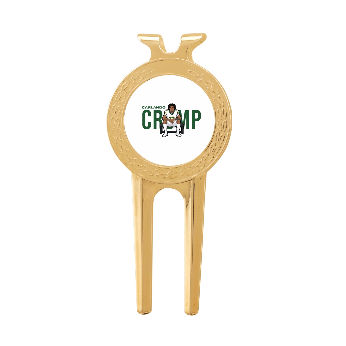 Divot Tool with Ball Marker — Player Name in Classic