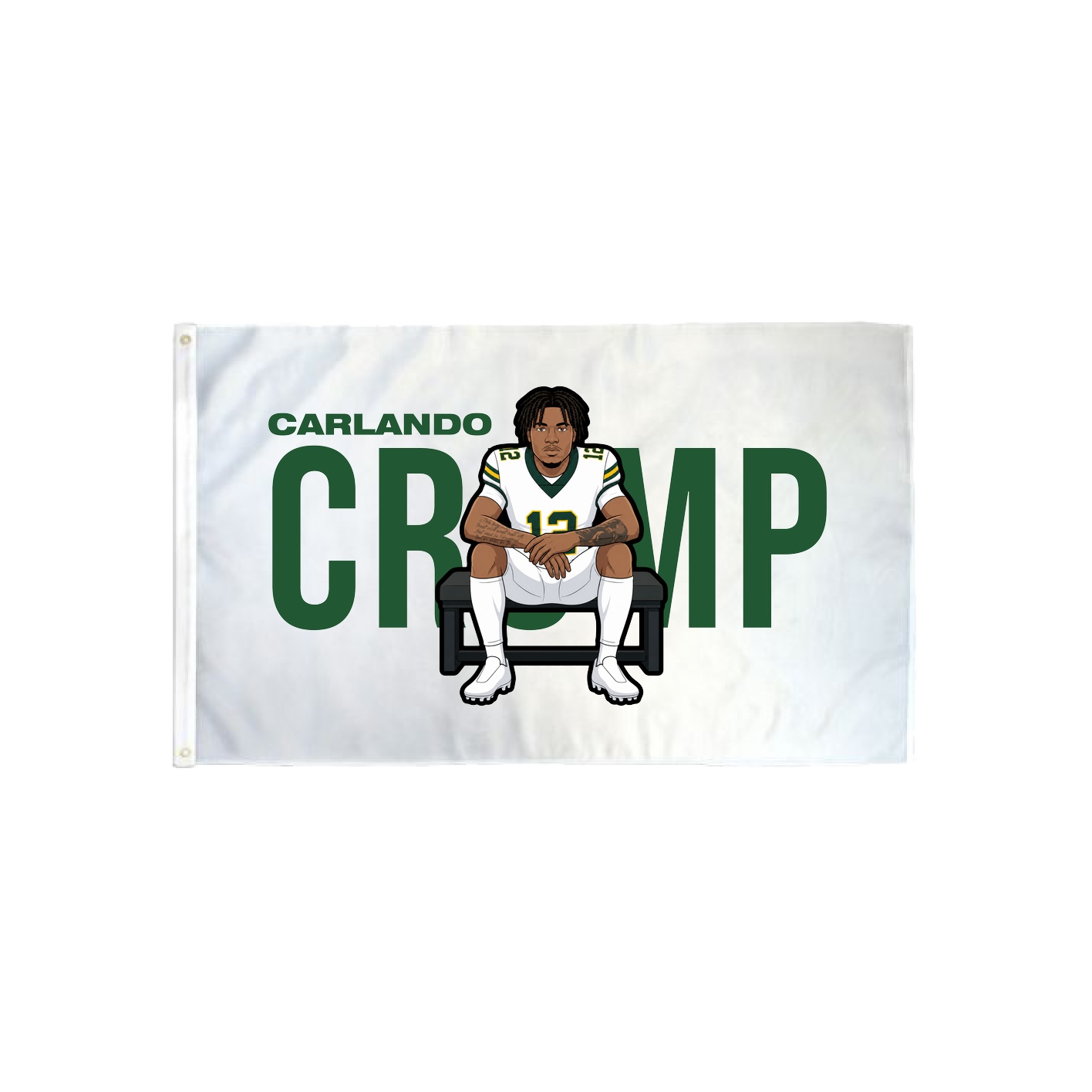 3x5 Flag — Player Name in Classic